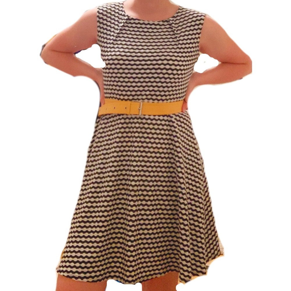 Black and White formal dress